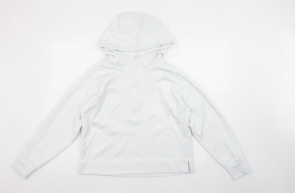 Womens UK Size S Reiss White Pullover Hoodie