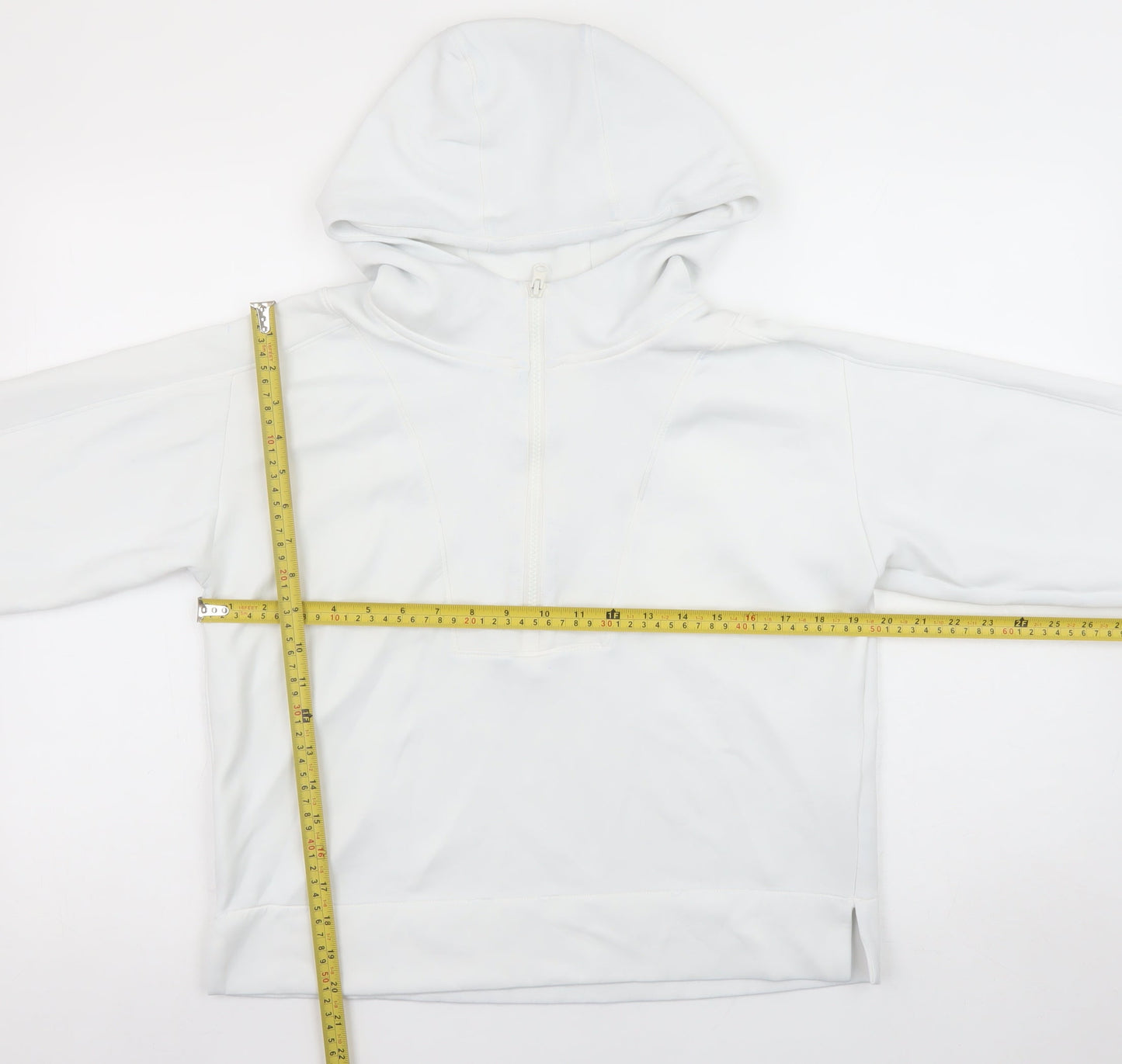 Womens UK Size S Reiss White Pullover Hoodie