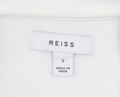 Womens UK Size S Reiss White Pullover Hoodie