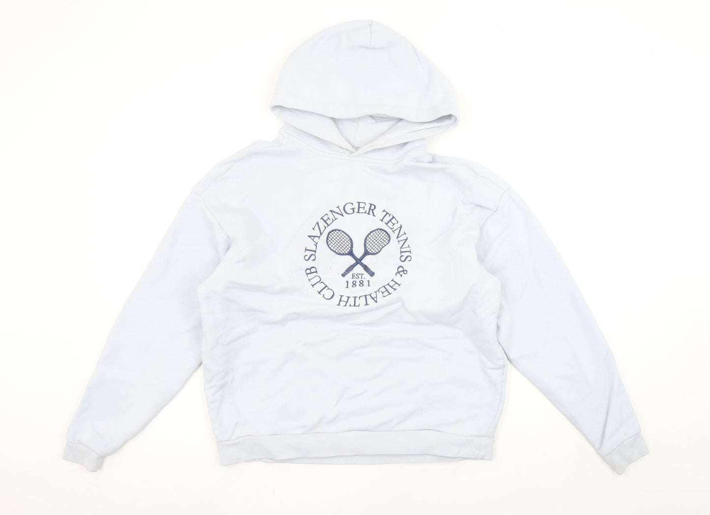 Womens UK Size 8 Slazenger White Pullover Hoodie