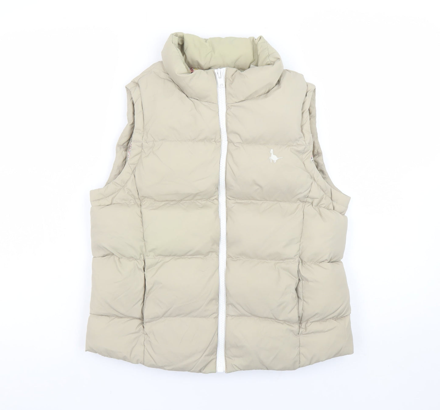 Womens UK Size 10 Jack Wills Beige Puffer Jacket