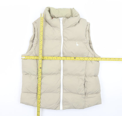 Womens UK Size 10 Jack Wills Beige Puffer Jacket
