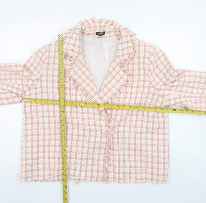 Womens UK Size 18 Boohoo Regular Pink Blazer