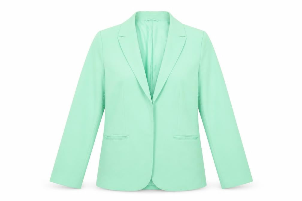 Womens UK Size 10 Marks and Spencer Regular Green Blazer