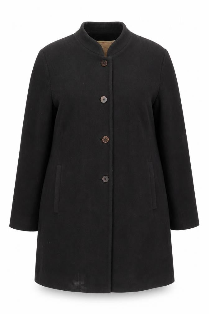 Womens UK Size 16 Windsmoor Black Overcoat