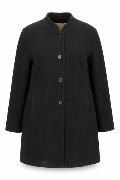 Womens UK Size 16 Windsmoor Black Overcoat