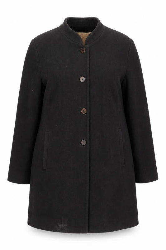 Womens UK Size 16 Windsmoor Black Overcoat