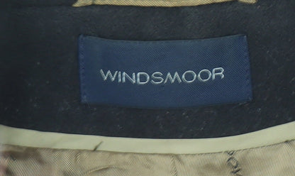 Womens UK Size 16 Windsmoor Black Overcoat
