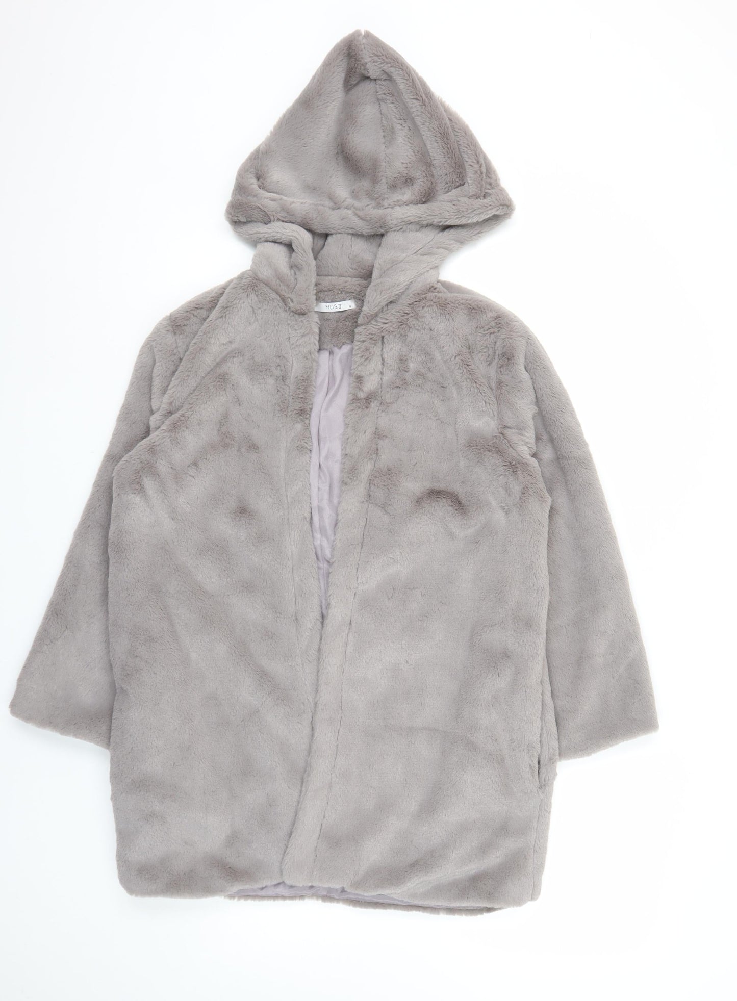 Womens UK Size S Muse Grey Puffer Jacket