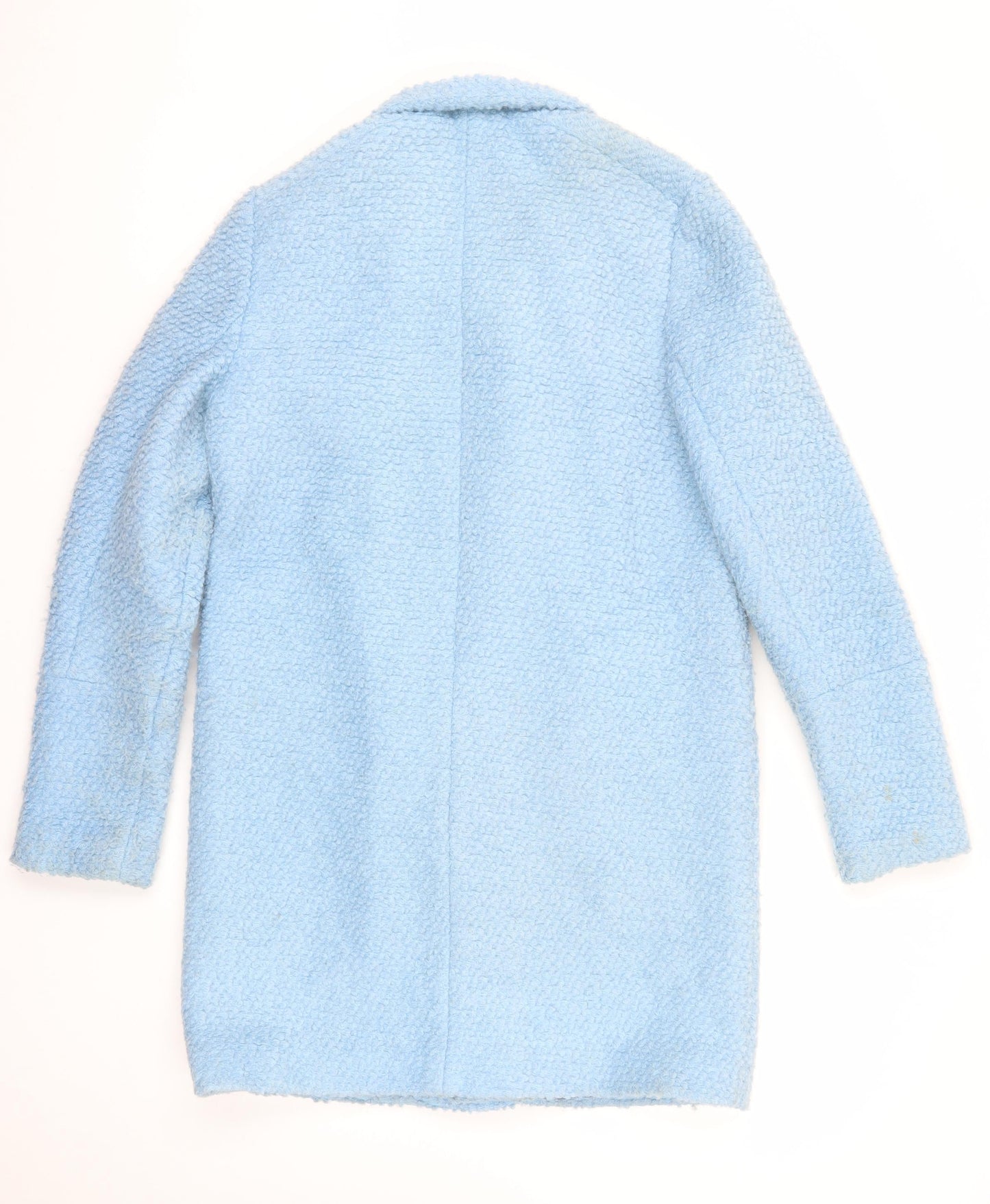 Womens UK Size 8 TU Blue Overcoat
