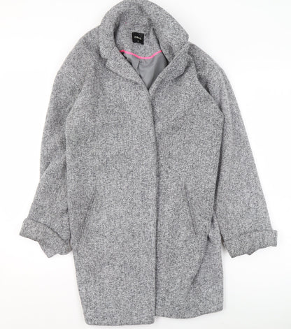 Womens UK Size XS Oasis Grey Overcoat