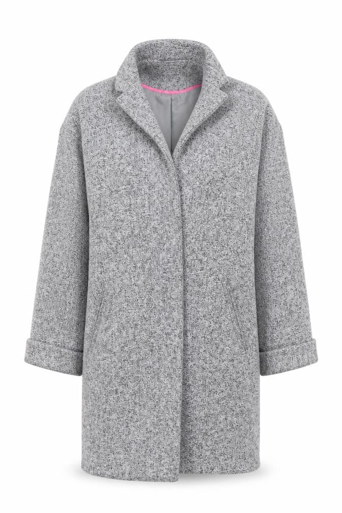 Womens UK Size XS Oasis Grey Overcoat