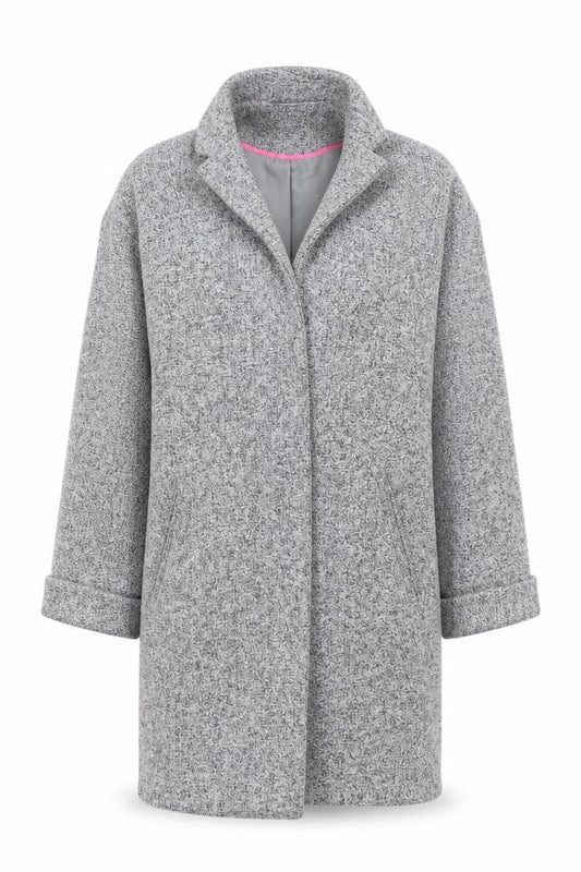 Womens UK Size XS Oasis Grey Overcoat