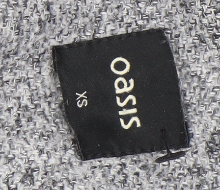 Womens UK Size XS Oasis Grey Overcoat