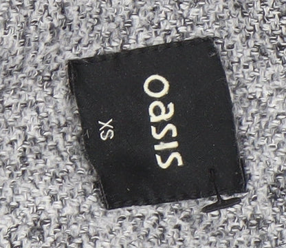 Womens UK Size XS Oasis Grey Overcoat