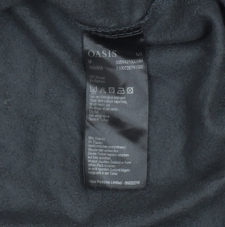 Womens UK Size M Oasis Black Pullover Sweatshirt