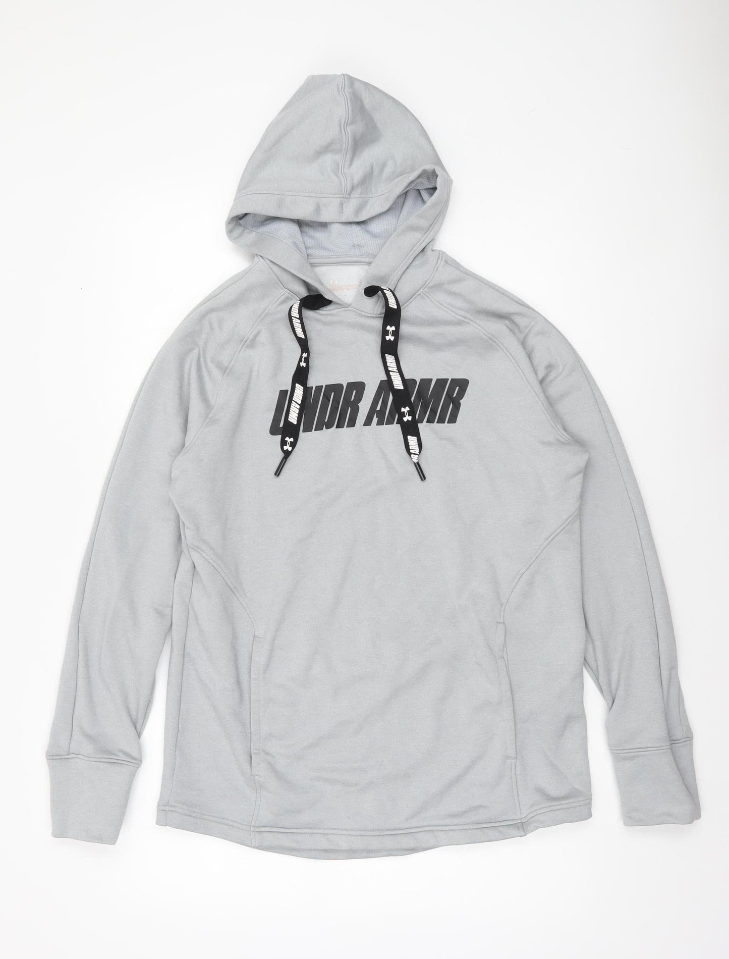 Mens UK Size M Under armour Grey Pullover Hoodie
