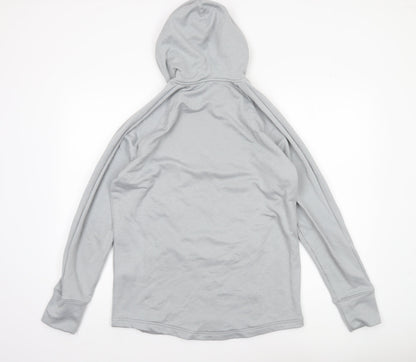 Mens UK Size M Under armour Grey Pullover Hoodie