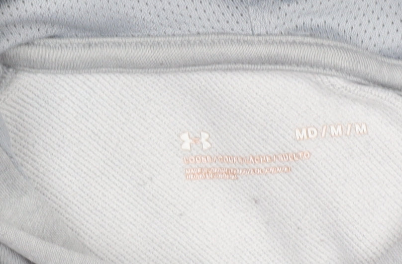 Mens UK Size M Under armour Grey Pullover Hoodie