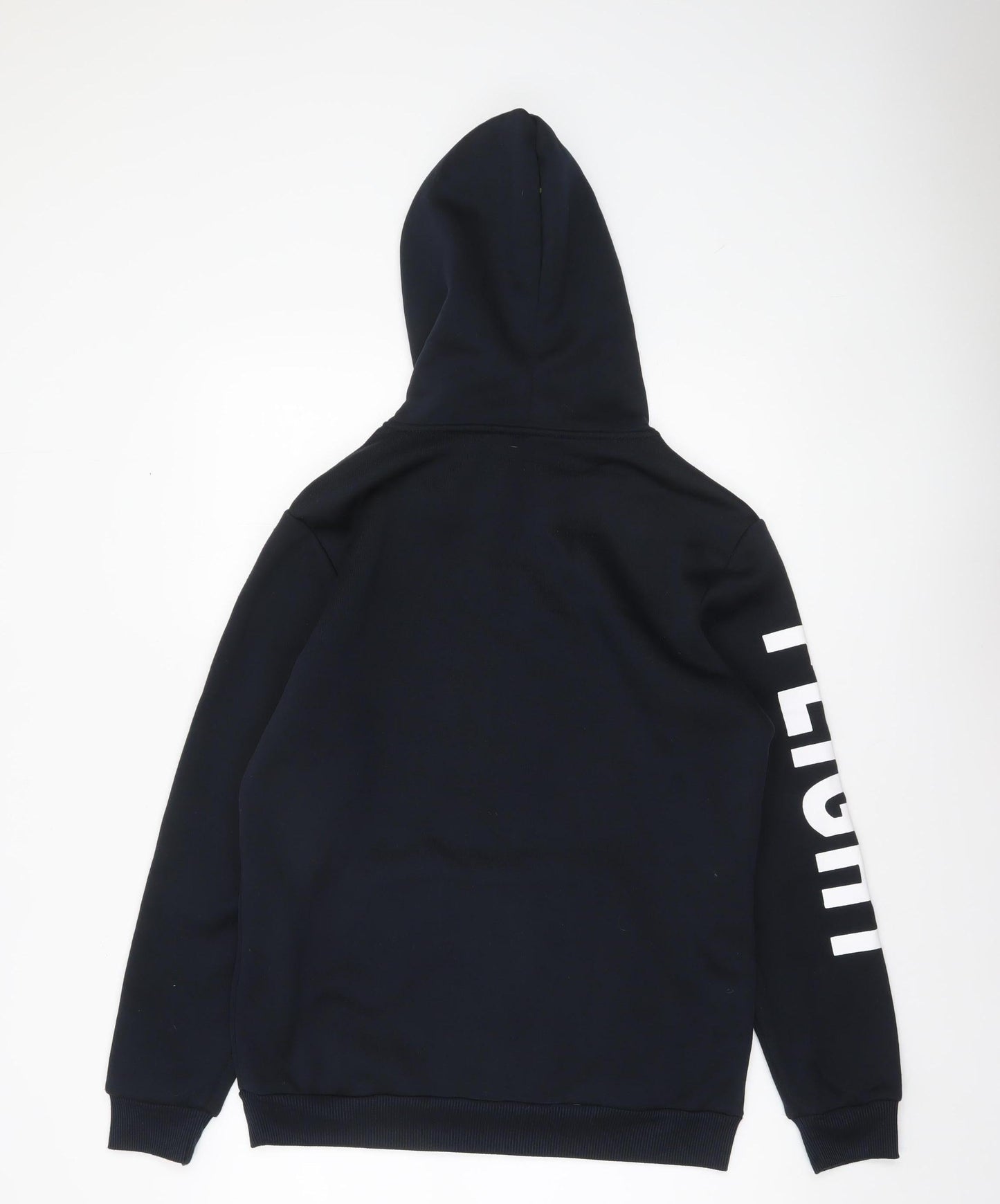 SHEIN Women's Black Pullover Hoodie Size S Flight Print Sweatshirt