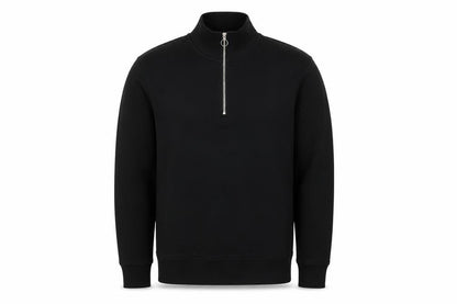 Mens UK Size S Weekday Black Henley Sweatshirt