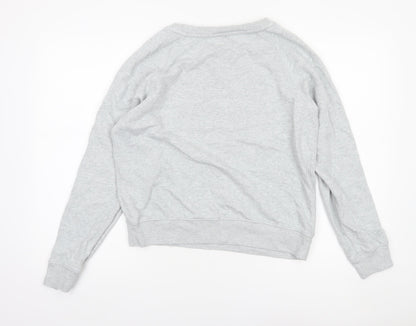 Womens UK Size 10 Marks and Spencer Grey Pullover Sweatshirt