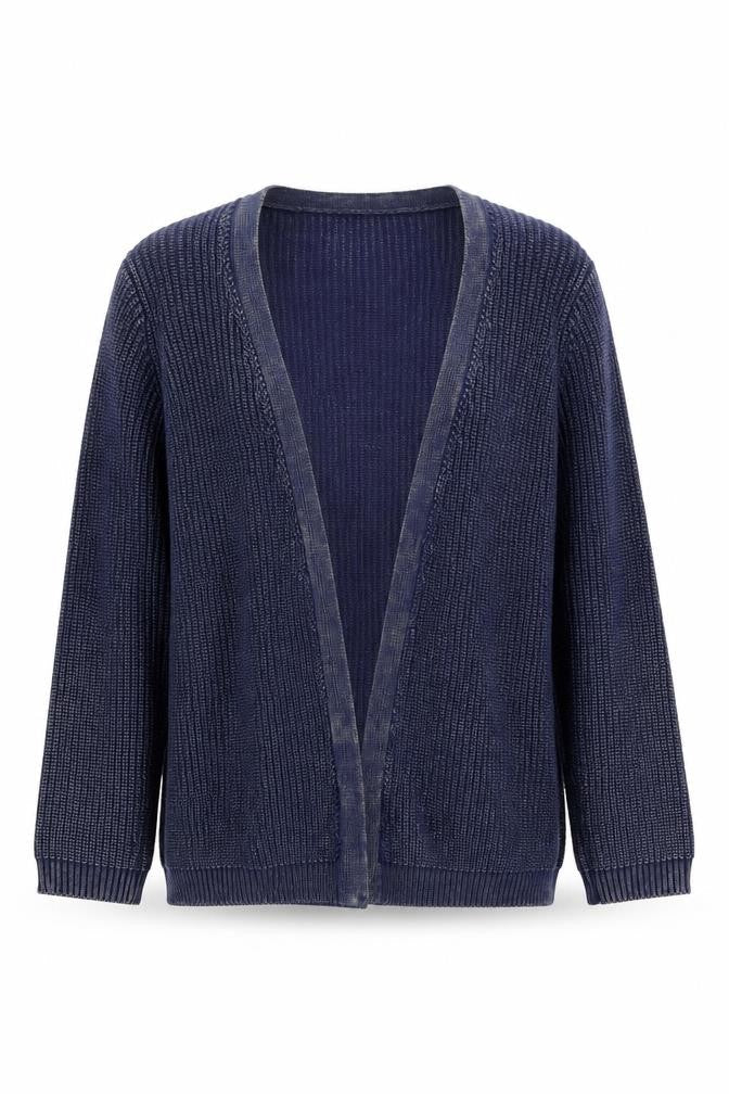 Womens UK Size S Woolovers Blue Cardigan Jumper