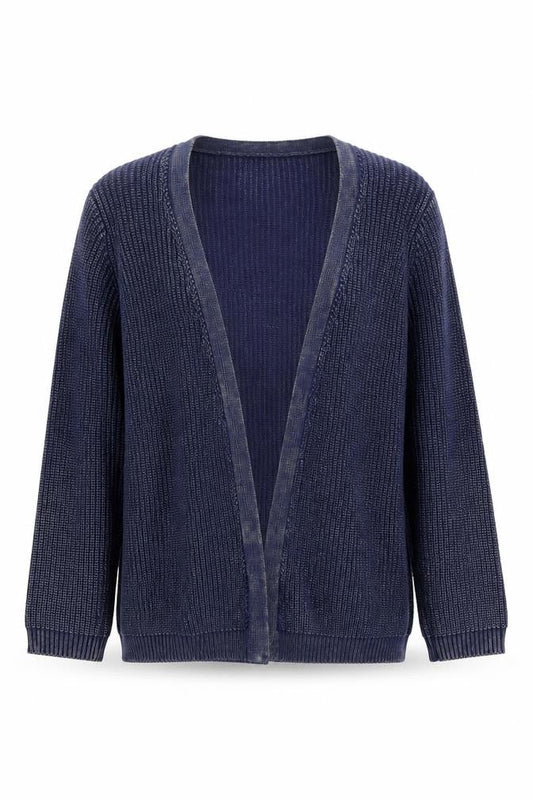 Womens UK Size S Woolovers Blue Cardigan Jumper