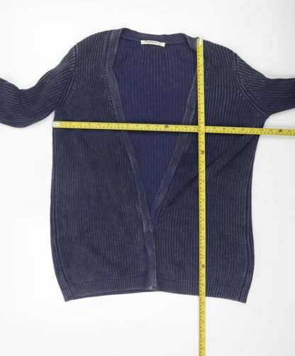 Womens UK Size S Woolovers Blue Cardigan Jumper