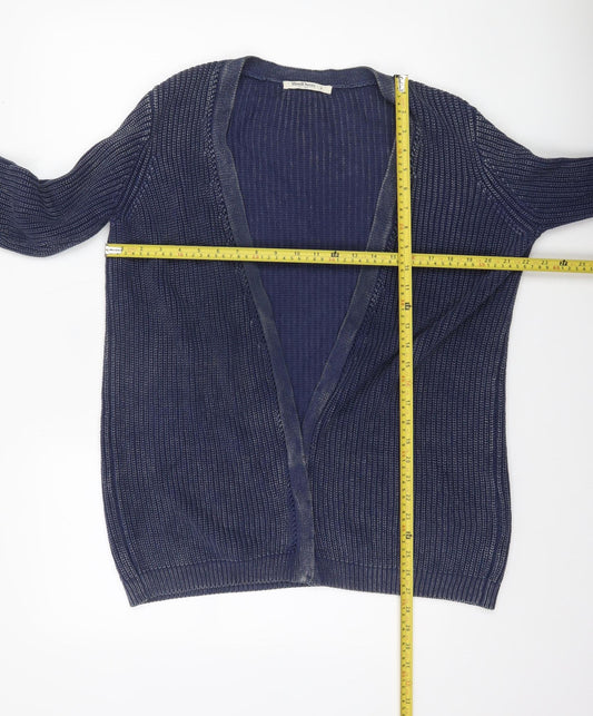 Womens UK Size S Woolovers Blue Cardigan Jumper