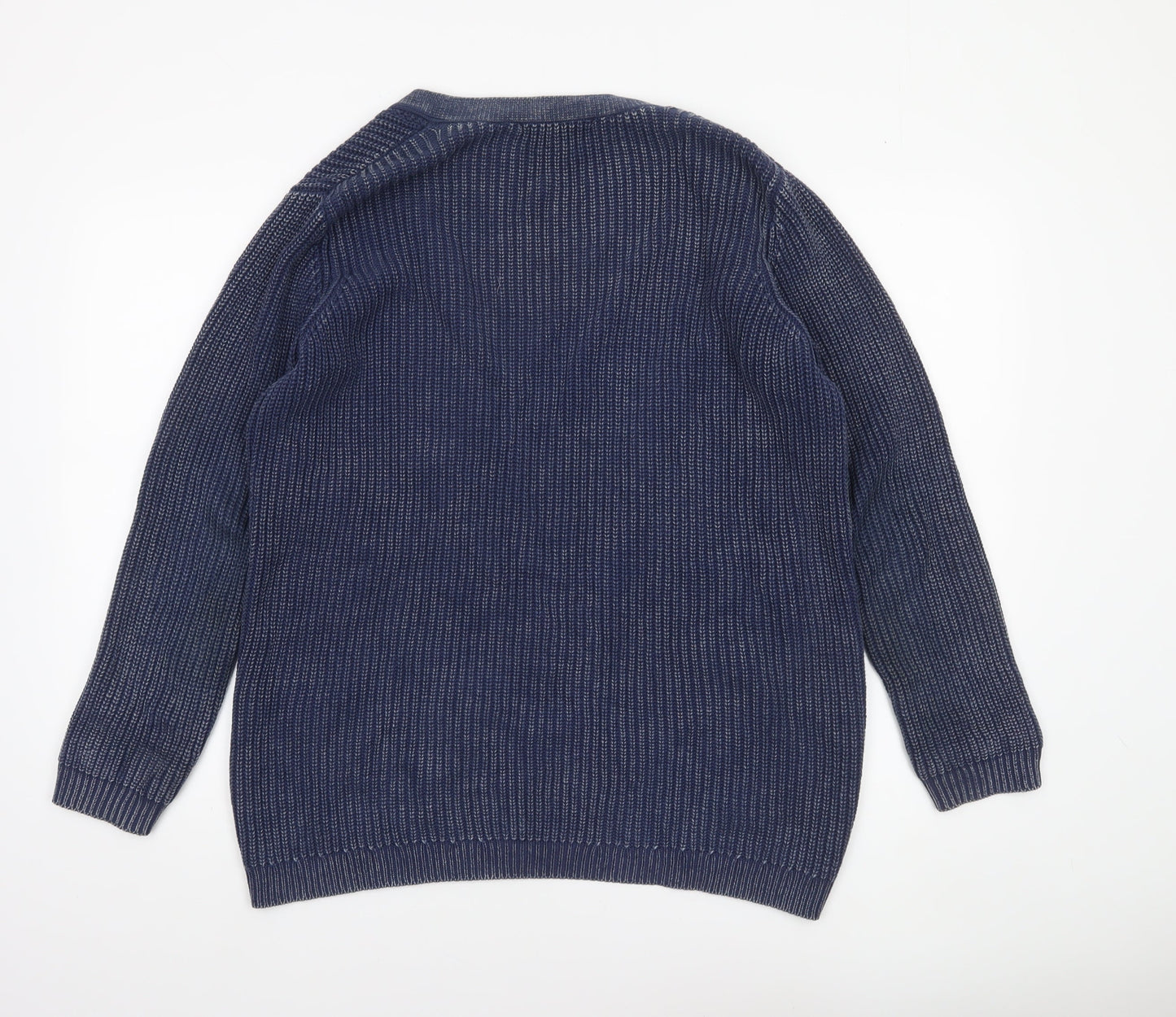 Womens UK Size S Woolovers Blue Cardigan Jumper