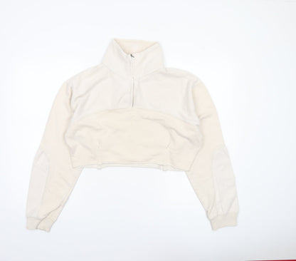 Womens UK Size S Out From Under Beige Pullover Sweatshirt
