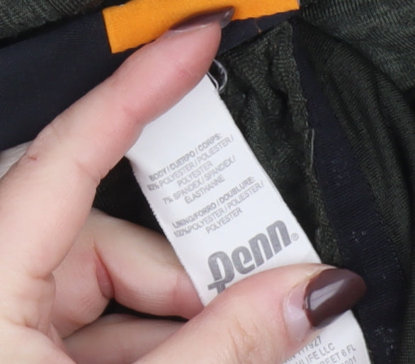 Mens UK Size S Penn Green 1/2 Zip Hoodie