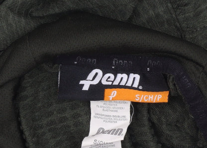 Mens UK Size S Penn Green 1/2 Zip Hoodie