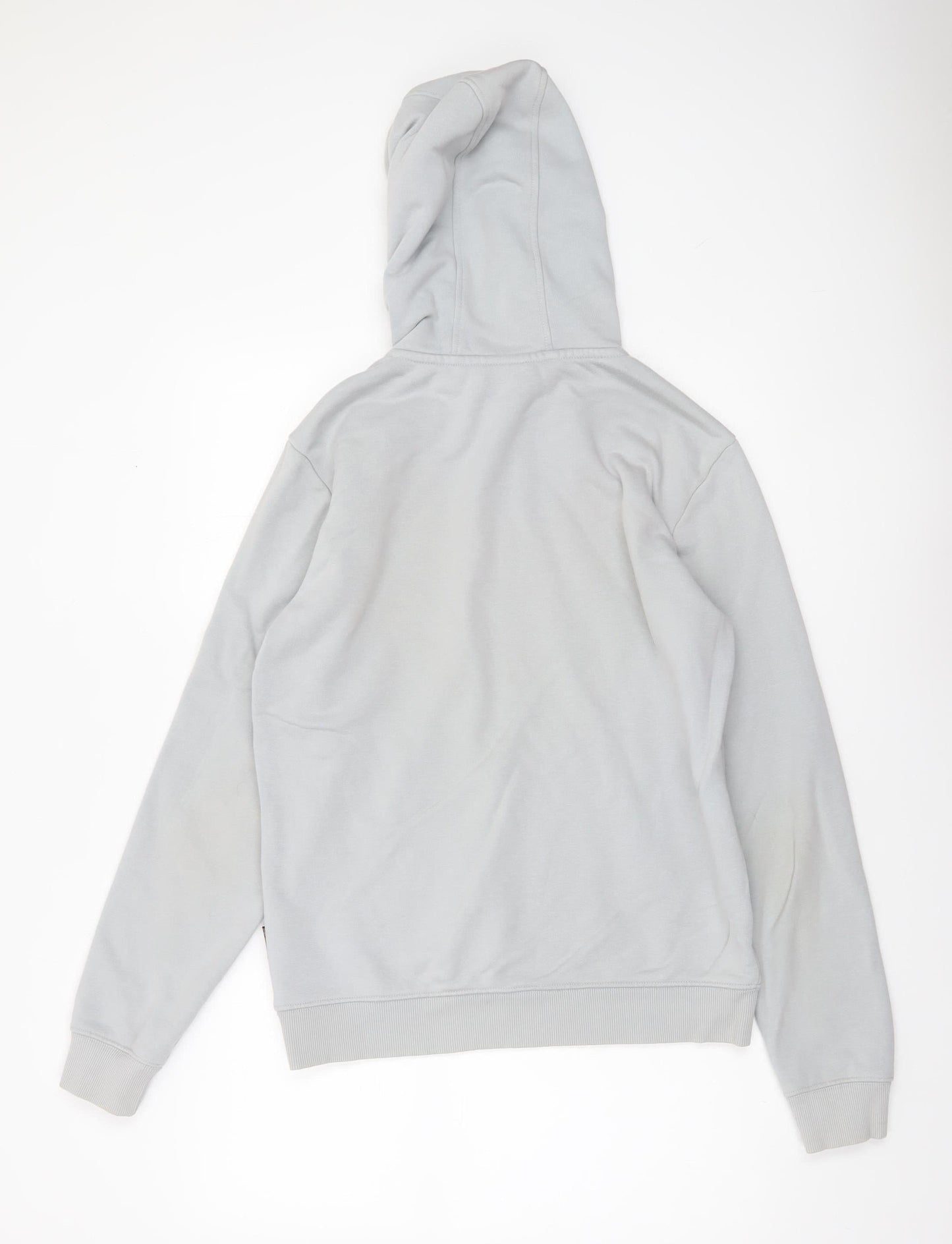 Mens UK Size S Napapijri Grey Pullover Hoodie