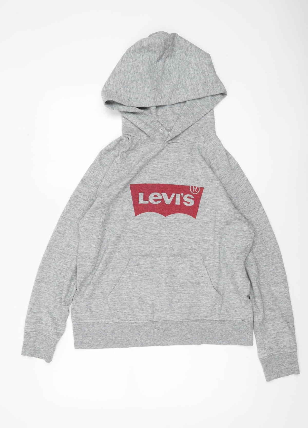 Womens UK Size M Levi's Grey Pullover Hoodie
