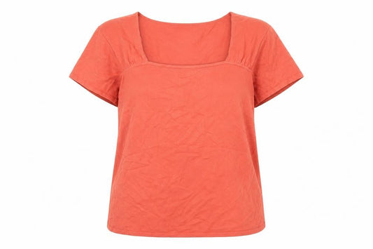 Womens UK Size L Windsmoor Orange Basic T-Shirt