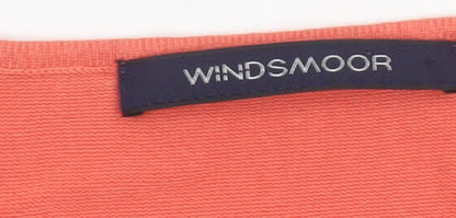 Womens UK Size L Windsmoor Orange Basic T-Shirt