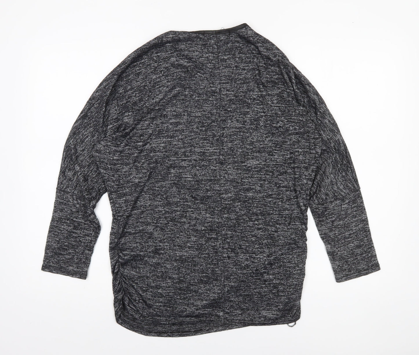 Womens UK Size L Mela London Grey Tunic Blouse