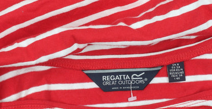 Womens UK Size 8 Regatta Red Basic T-Shirt