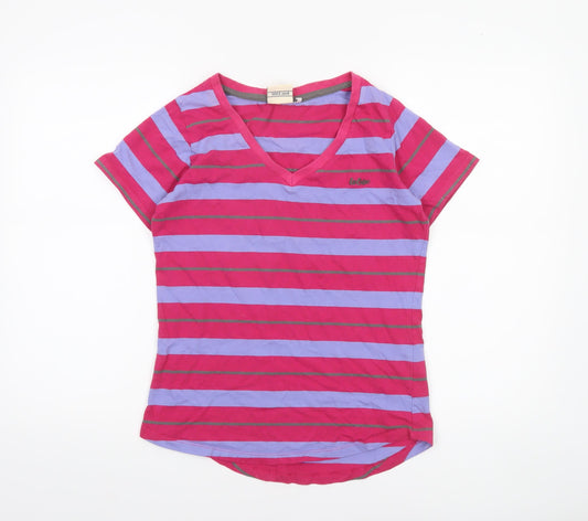 Womens UK Size 12 Lee Cooper Multicoloured Basic T-Shirt