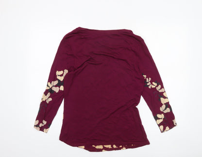 Womens UK Size 12 RJR John Rocha Red Tunic Blouse