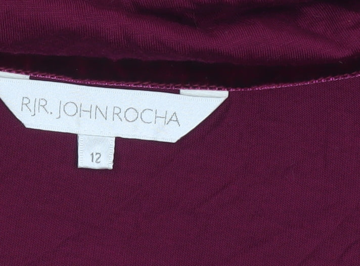 Womens UK Size 12 RJR John Rocha Red Tunic Blouse