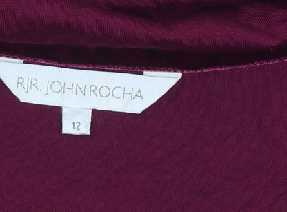 Womens UK Size 12 RJR John Rocha Red Tunic Blouse