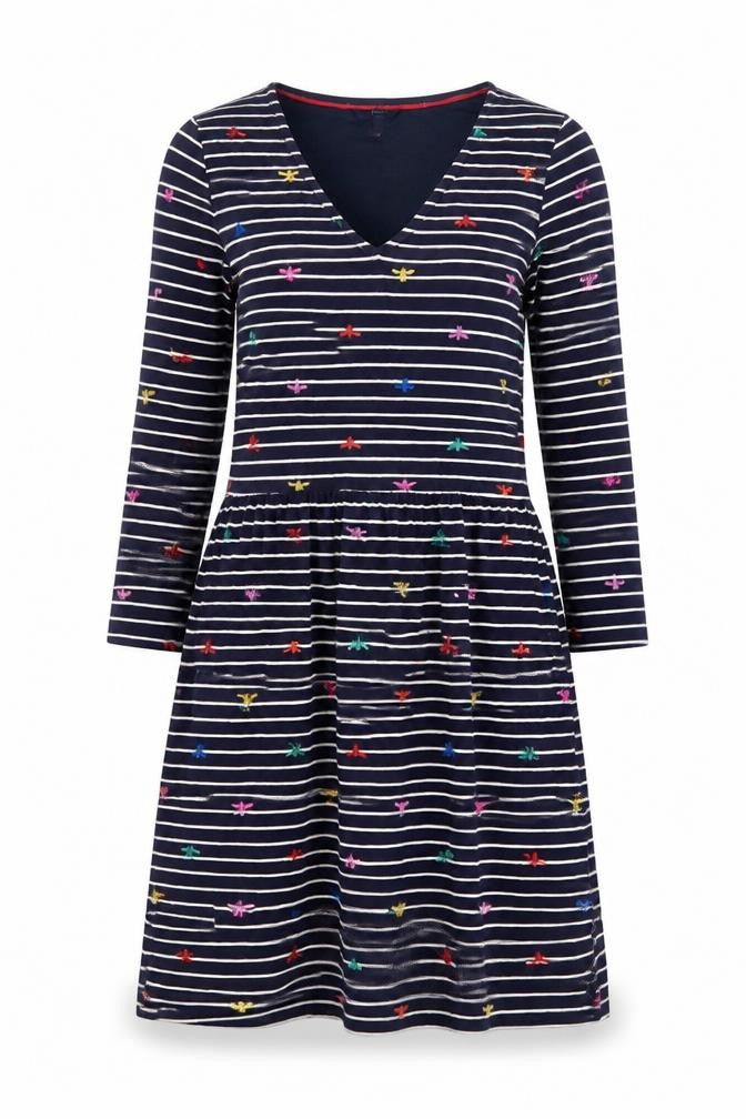 Womens UK Size 10 Joules Fit & Flare Dress