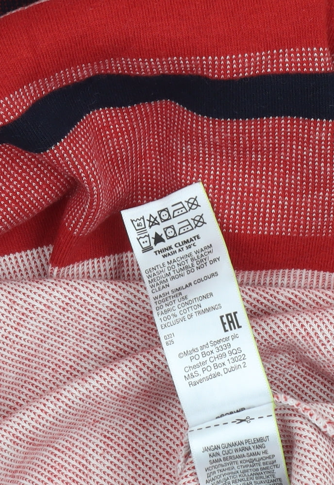 Mens UK Size M Marks and Spencer 100% Cotton Polo Shirt