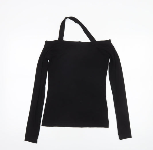 Womens UK Size 6 Baukjen Black Basic T-Shirt