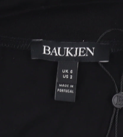 Womens UK Size 6 Baukjen Black Basic T-Shirt