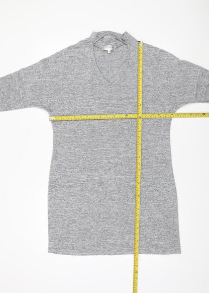 Womens UK Size M Voulez Vous Grey Tunic T-Shirt