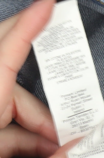 Denim Co. Womens Blue Distressed Skinny Jeans Size 12 UK